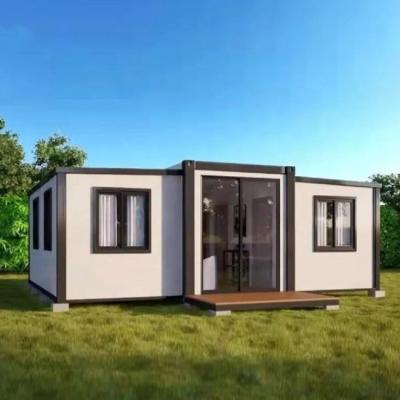 China Fast Build Standard Double Wings Folding Expandable Container House Movable for sale