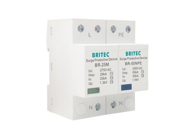 China Type 1+2+3 Overspanningsbeschermers Thermoplastische SPD Blikkenarrest 25kA Te koop