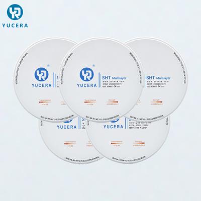 China White 98x20mm 1500 ℃ Zirconium Blocks For Dental Lab for sale