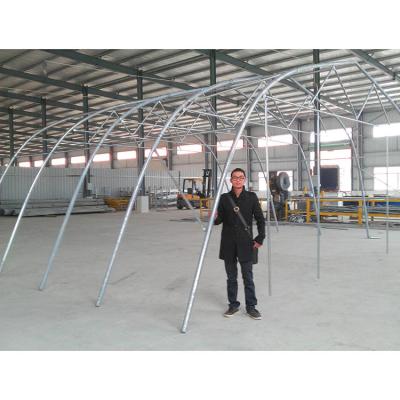 China Invernadero fuerte de túnel único con sistema de apagado automático en venta