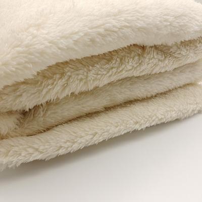 China Shrink-Resistant Custom Colors Fleece Fabric Dull Yarn 20mm Long Pile Microfiber Plush Fabric For Toys And Blanket for sale