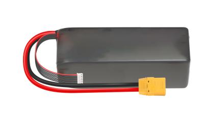 China 6S 22.2V 22Ah LiPo Semi Solid State Lithium ion Cargo UAV Industrial VTOL RC Drone Lithium Battery for sale