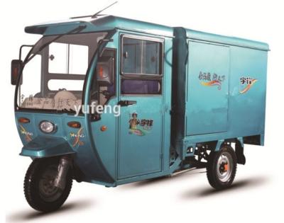 China Triciclo bonde amigável/Trike da entrega de Eco com a caixa fechado da carga à venda
