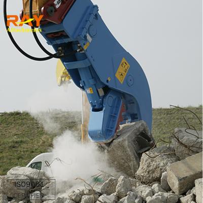 China Construction works Excavator Construction Pulverizer Hydraulic Scrap Mental Shears For Excavator for sale