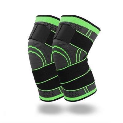 China Cotton Athletics Adult Wrap Around Patella Silicone Spandex Knee Brace For Running for sale