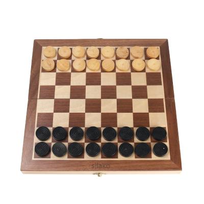 China Wholesale High quality Wooden Chess Portable Travel Chess Board Game For Kids And Adults for sale