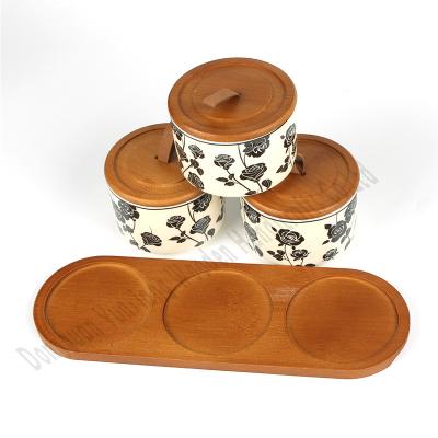 China Natural Wooden Jar Lid with Silicone Ring – Leak-Proof, Airtight Replacement Lid for Mason Jars, Glass Containers, and Kitchen Storage for sale