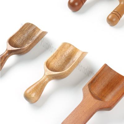 China Copo de madeira Mini Copo de bambu Copo de sal de banho pequeno Copo de especiarias pequenas Copo de açúcar Escrubs, especiarias, sais de banho, cozinhar à venda