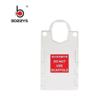 Chine Étiquettes adaptées aux besoins du client de lock-out de sécurité de couleur avec des ABS machinant la matière plastique à vendre