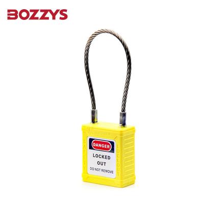 Chine Le lock-out en nylon de sécurité de longueur de la PA 180MM de couleur jaune ferme à clef l'OEM à vendre
