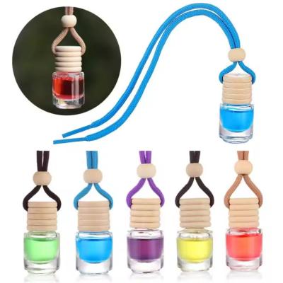 China Glass Bottles Perfume Bottle Pendant For Car Ornament for sale