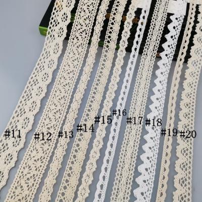 China 2022 Hot Selling Viable High Quality Cotton Lace Garment Lace Crochet Trimming for sale