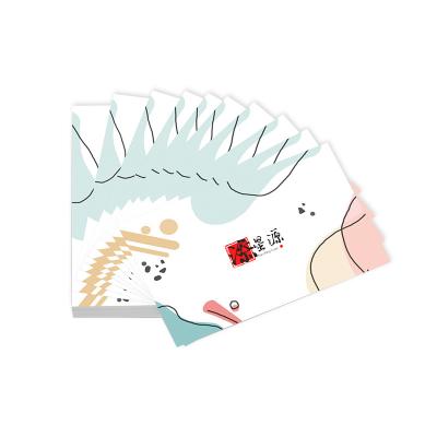 China Plastic Custom Recycled Paper Thank You Greeting Card Postcards With Custom Logo Printing Customized Fancy Design Offset Business Card for sale