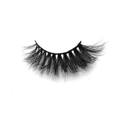 China 100% Natural Handmade 22mm Long Lashes Wholesale 22mm Mink Eyelashes 3d Cruelty Free Seller for sale