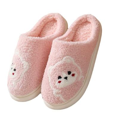 China Cushioning men's and women's soft bottom warm slippers cotton slippers winter lovers Autumn And Winter New Cotton wholesale for sale