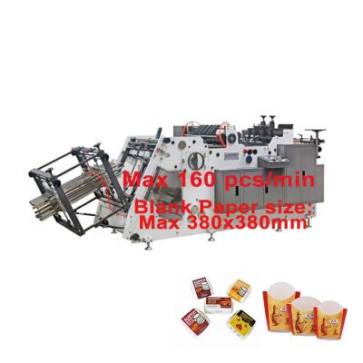 China Factory Direct 2.2 Kw Head Factory Lunch Hamburger Hamburger Box Making Corrugated Paper Head Machine for sale