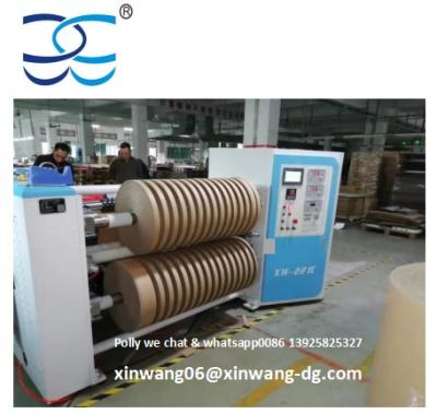 China Building Material Stores Corrugated Paper Jumbo Roll Slitting Rewinding Machine for sale