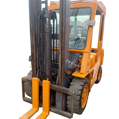 China Used high efficiency tcm 3.5t forklift, design fork lifting machine 3.5T diesel forklift for sale for sale
