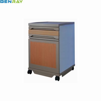 China Hospital Medical Bed Side Cabinet Locker With Towel Hanger for sale