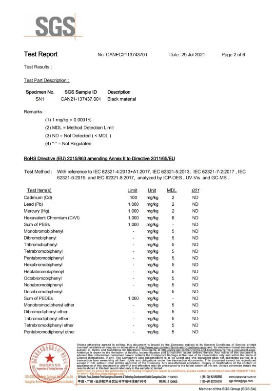 butyl SGS - Rock Well Building Material Hubei Co., Ltd.