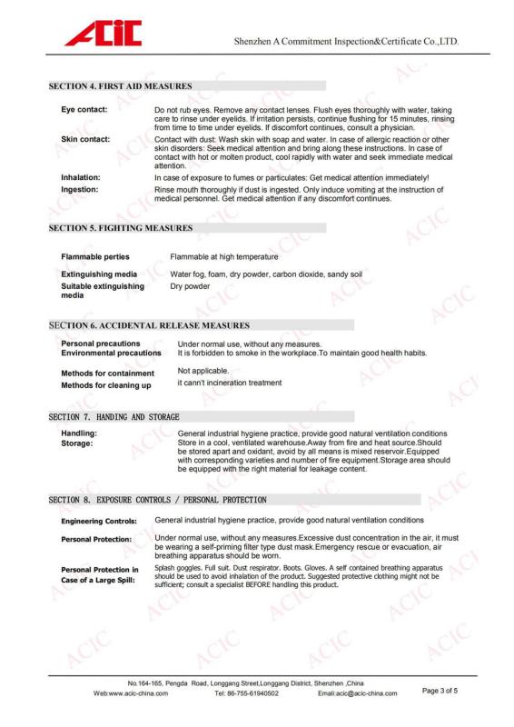 silione MSDS2022 - Rock Well Building Material Hubei Co., Ltd.