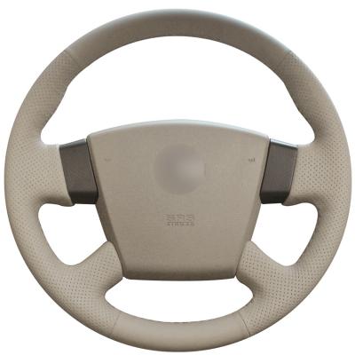 China Customize Your Own Light Blue Leather Steering Wheel Cover for 2008-2013 Nissan Teana for sale
