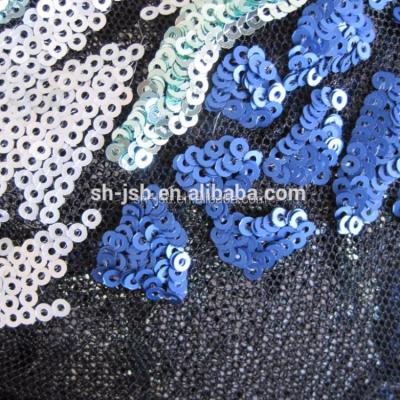 China Flatback Sequin Fabric 3mm Sequin Fabric Lace Fabric for sale