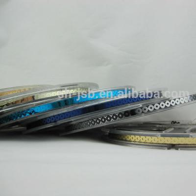China Abrasion Resistance Sequin Pet Sequin Roll for sale