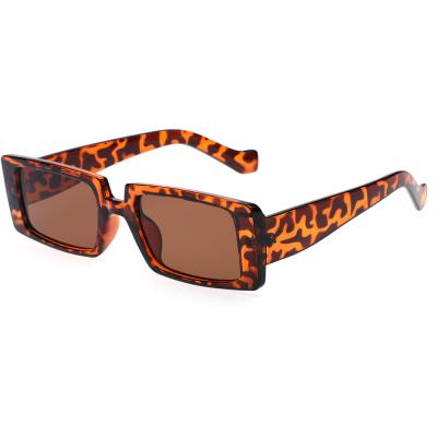 China Fashion Sunglasses Inventory Clearance Vintage Sun Glass PC Frame AC Glass Uv400 High End Rectangle Sunglasses for sale