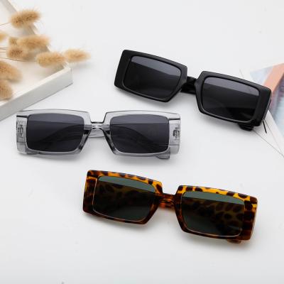 China Fashion Sunglasses 2021 New Fashions Sunglass Brand Luxury Hip Hop Rectangle Sunglasses For Women Men for sale