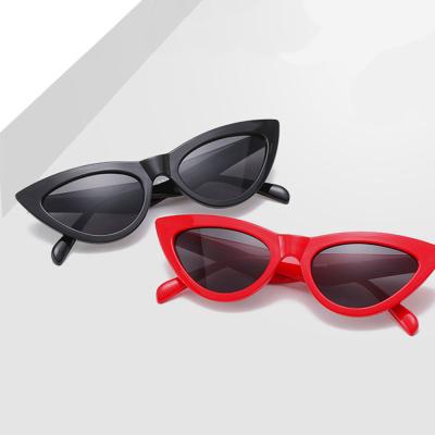 China Unisex Thick Triangle Fram Cat Eye Sunglass For Men Logo Luxury Brand Sunglasses Fashion Retro Custom Style Sunglasses for sale