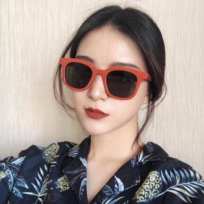 China 2021 Fashion Sun Glasses Wholesale Custom Logo Sunglasses New Recycled Plastic Frame Square Sunglass Big for sale