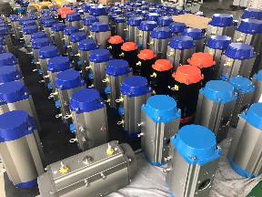 China Corpo de anodização duro da liga de alumínio de atuadores pneumáticos de cremalheira e de pinhão à venda