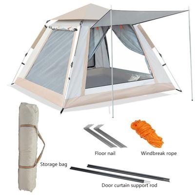 China Camouflage/Field Game New design 4 People outdoor camping Beach Tents Sun Shelter With Window for sale
