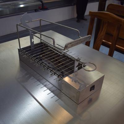 China Adjustable Height Hot Selling Outdoor Garden Camping Party Large Stainless steel Charcoal barbecue oven for sale