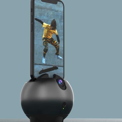 China Mobile Phone 360 Smart Follow AI Gesture Recognition Object Biaxial Complementary Facial Face Camera Cloud Platform Tracking Phone Holder for sale
