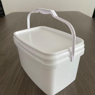 Китай Сертификат GAP/ISO/FDA 3kg 5kg 10kg Квадратный ведро с 4 сторонами Печать легко открывается продается