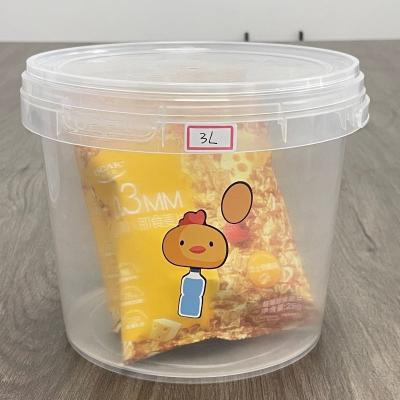 China China Plastic Bucket Factory Supply Mini Clear Plastic Container Pail for sale