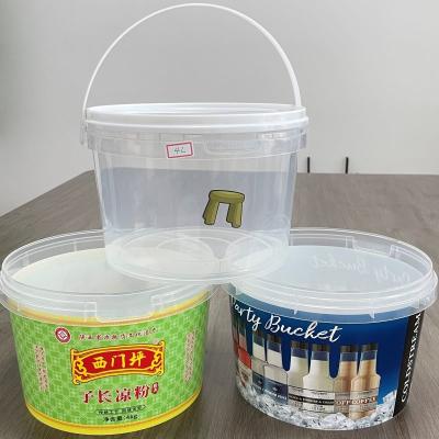 China 1 Gallon Pail Plastic Bucket with Cover for sale