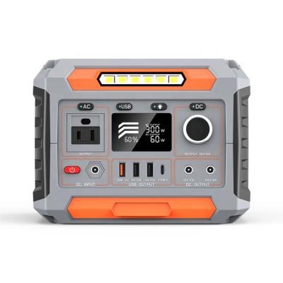 China C Type Portable Power Station China Wholesale Good 300W Portable Useful Outdoor Bank Products for sale