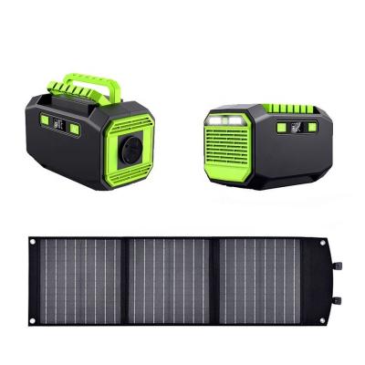 China Type C 150W Gold Supplier Low Price Backup Power Supply Solar Low Power Lithium Battery Outdoor Portable Power Station for sale