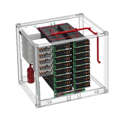 China YouNatural 100kw 250kwh Industry Commercial Energy Storage 5ft Battery Energy Storage for sale