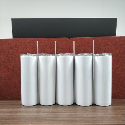 China 20oz 30oz PORTABLE Straight Lean Tumbler Cylinder Water Sublimation Insulated Water Bottles for sale