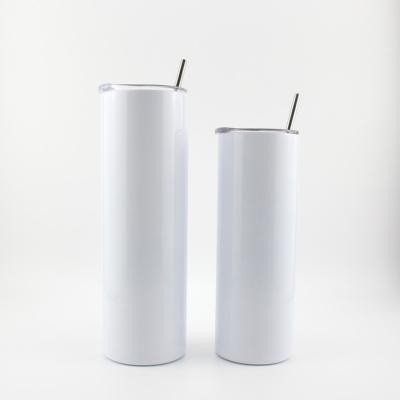 China 20oz 30oz PORTABLE Sublimation Water Straight Lean Cylinder Slim Cup Tumbler Insulated Coffee To Mug Stainless Steel Tumblers for sale
