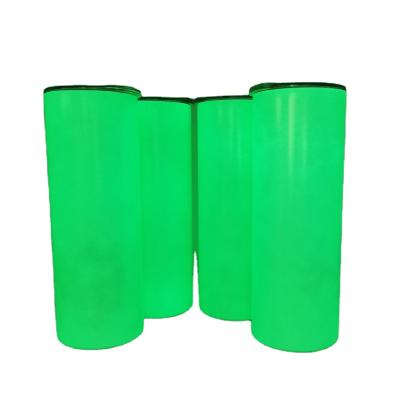 China PORTABLE 20 oz sublimation masks 20 oz straight glow fluorescence water bottles in dark sublimation tumblers for sale
