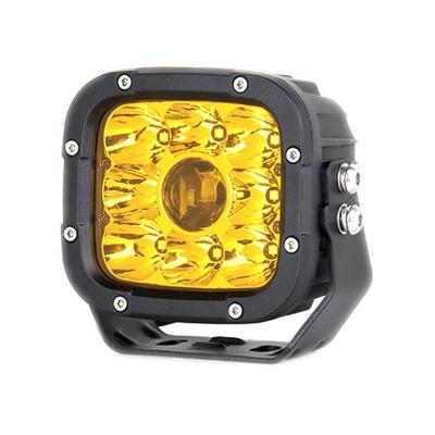 China New Auto Parts 12V 24V 4300K 600K 5inch 55W Drive Work Die Casting Aluminum Housing Laser Led Light for sale