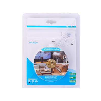 China Residential AAA PIR Motion Sensor Strip Light Battery Operated Night Light For Closet Cabinet for sale