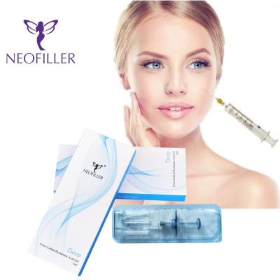China Hoogwaardige medische kwaliteit Lippen Gezicht Diepe Hyaluronzuur Dermale Filler 1ml 2ml 5ml Te koop