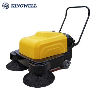 China Hotels Hand Push Battery Type Floor Sweeper Industrial Commercial Road Sweeper for sale