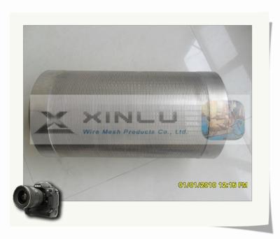 China 10-3/4” lixe o controle Johnson Screen Tube 6m nenhum tubo de filtro de aço inoxidável magnético à venda